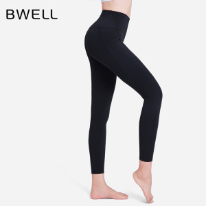 BWELL高腰侧口袋瑜伽裤BWY7617K