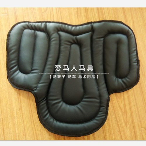 马鞍子马具坐垫马鞍减震垫综合鞍游客鞍鞍垫垫子 黑色鞍垫
