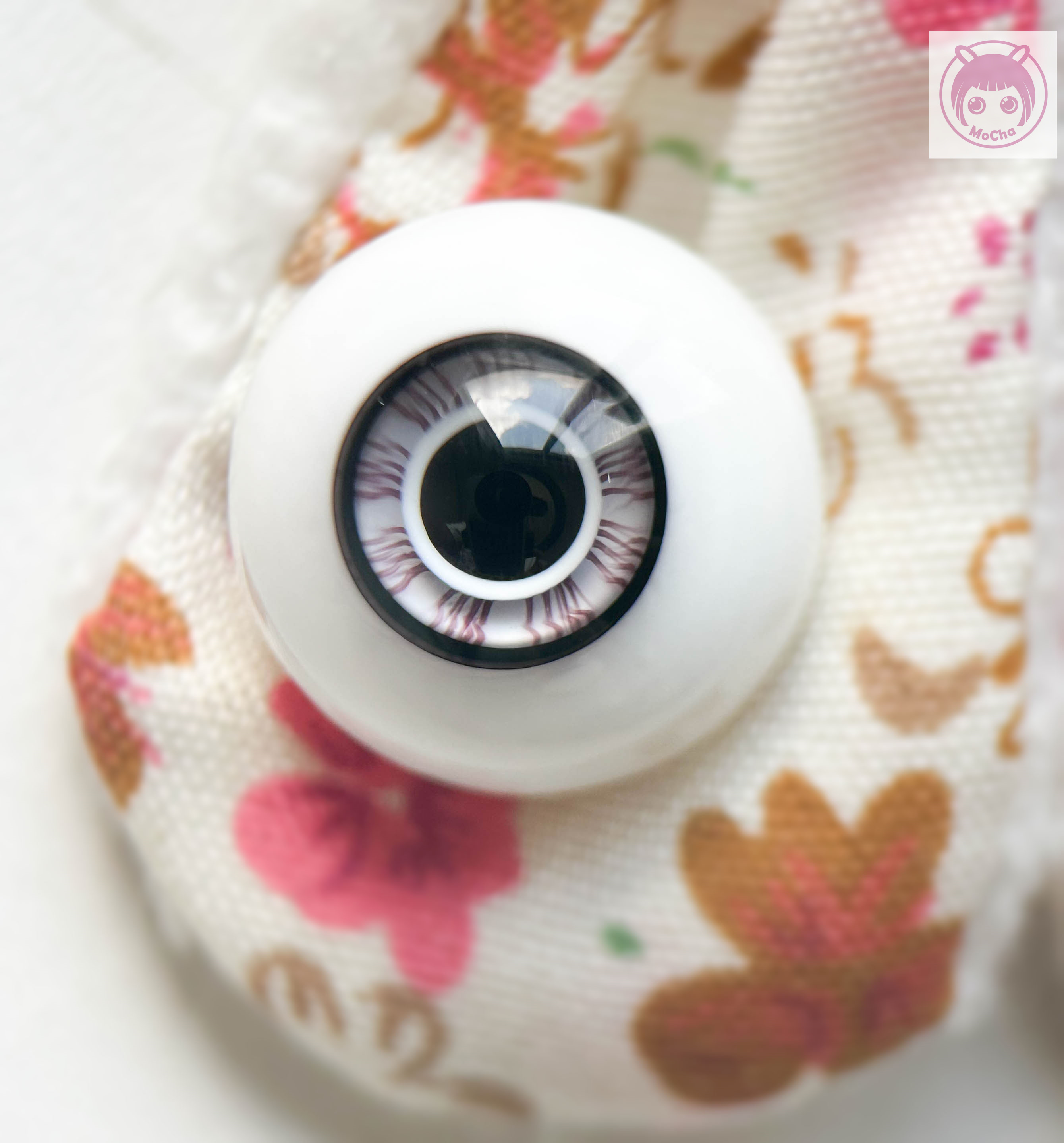 Mocha bjd眼珠娃娃玻璃眼 14 16mm 大叔巨婴 紫