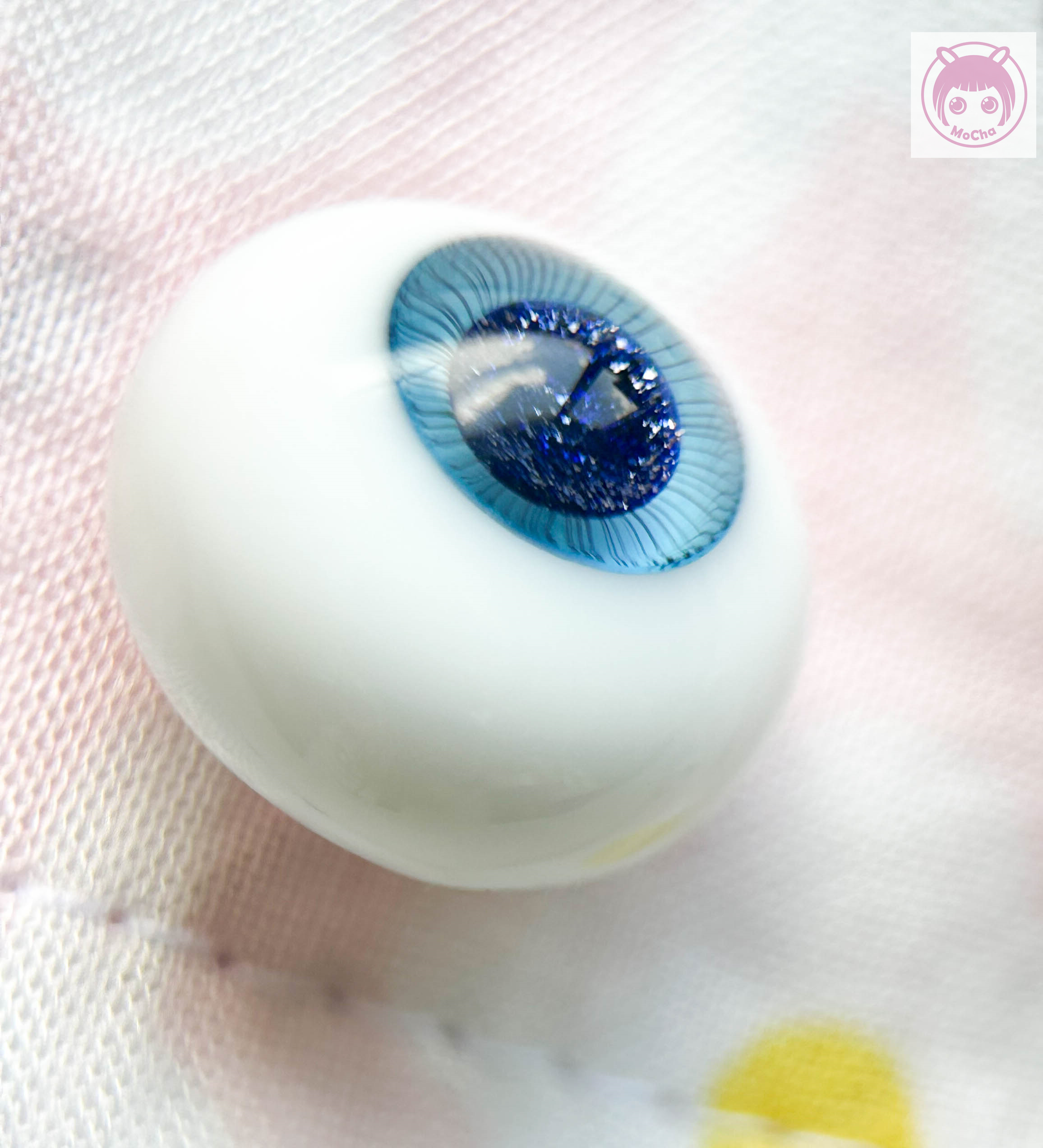 Mocha bjd眼珠娃娃玻璃眼 12 14 16 18mm 大叔巨婴 天使蓝