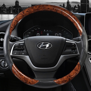适用现代老款ix35方向盘套10-11-12-13-14-15-16四季汽车真皮把套