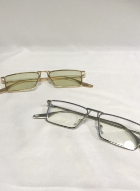 ND 复古眼镜框女港风小脸时尚防蓝光平光镜片男素颜圆脸显瘦眼镜