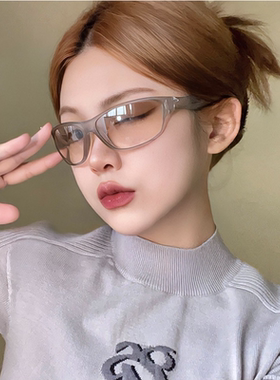 未来感墨镜女千禧风Y2K辣妹网红街拍眼镜男运动骑行防风太阳眼镜