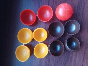 药丸盒空药丸壳蜡丸壳中药蜜丸壳药丸包装壳中药丸壳塑料.6.9克