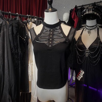 背心吊带DARKINLOVE哥特女装