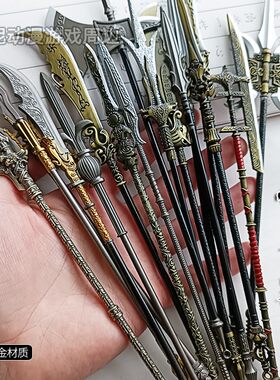 古风武器男刀剑枪戟摆件模型玩具