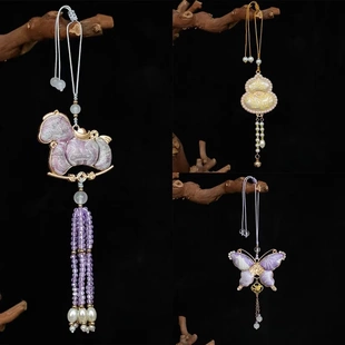 非遗双面仿宋锦马年小马葫芦挂饰包挂车挂马上有钱生肖马配饰挂件