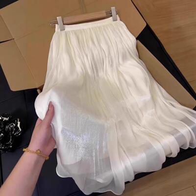 2026夏季高腰纱A3777中长