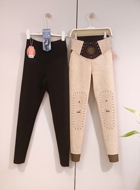 都市丽人女士鲨鱼裤LLH4B3保暖裤超薄隐形发热收腹无痕打底秋裤