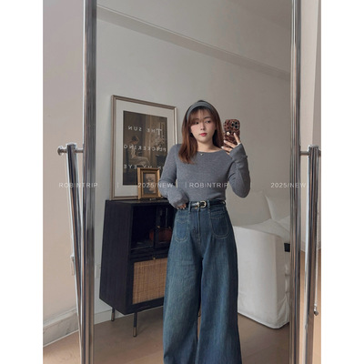 知更鸟昂酱小个子羊毛打底衫