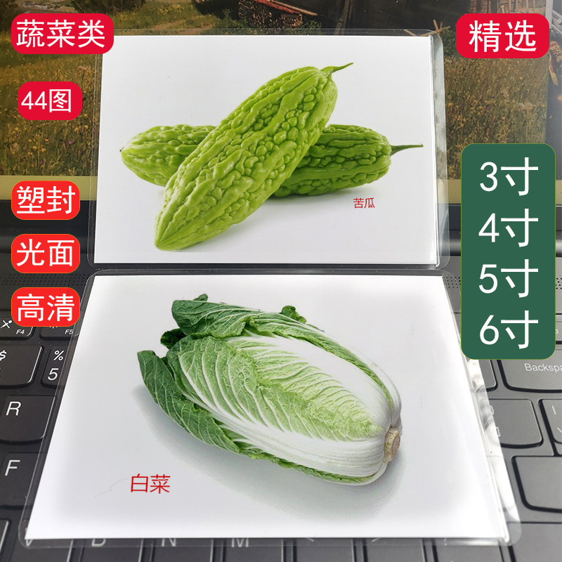 蔬菜卡片自闭孤独症ABA教学实操卡...