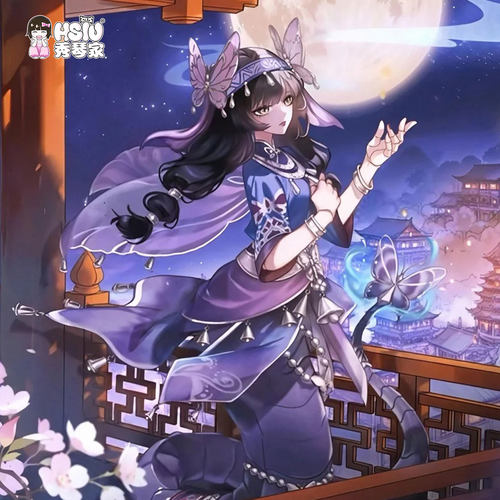 秀琴家 蛋仔派对 冥蛇佩姬cos服 巫山之月 苗疆紫皮  冥蛇全套