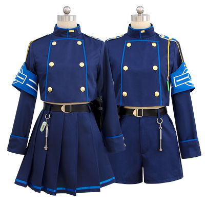 碧蓝档案铁道橘双子cosplay服