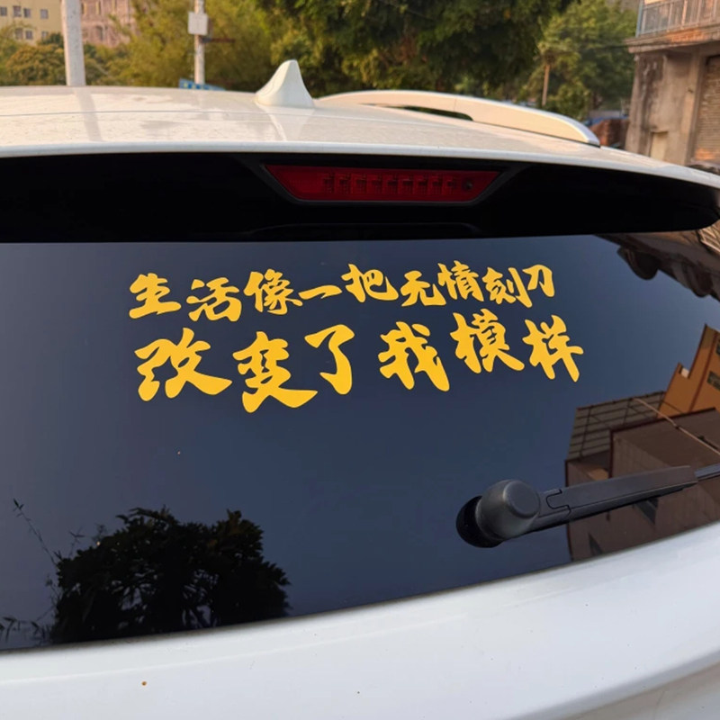 灿盛PVC任意个性汽车贴汽车贴