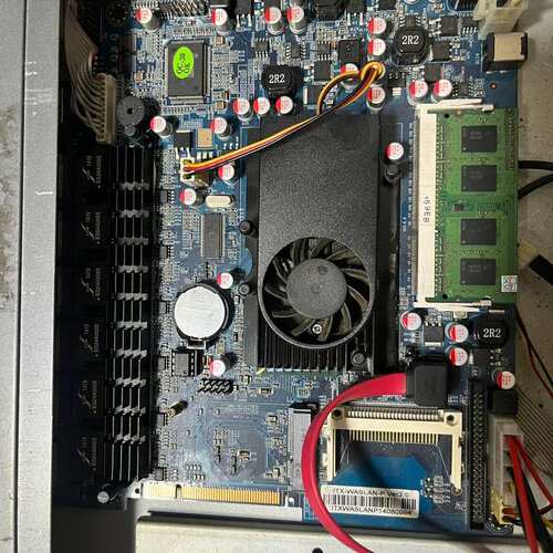 议价维盟 6网口D525主板，型号ITX-WASLAN-P，低工