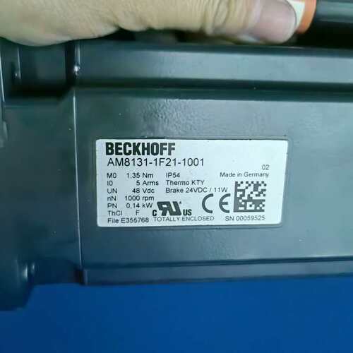 议价倍福BECKHOFF伺服电机AM8131-1F21-1001