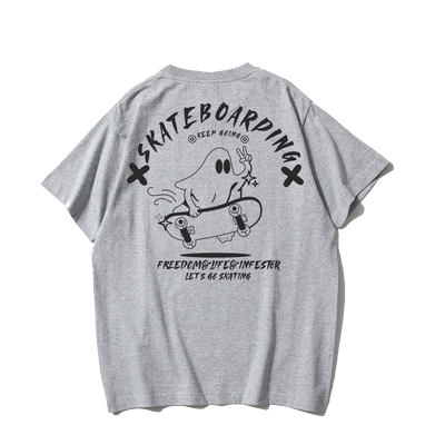 三九木短袖滑板青少年涂鸦