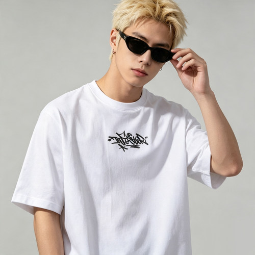 美式街头hiphop短袖嘻哈宽松
