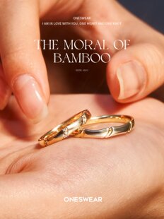 ONE 梵誓竹之意简约k金结婚对戒定制情侣戒指铂金镶钻女戒 SWEAR