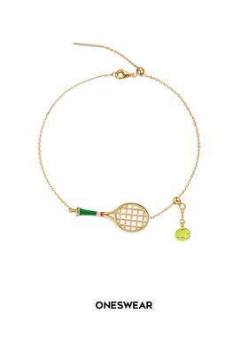 ONE SWEAR/梵誓网球拍手链女轻奢小众精致情侣礼物时尚运动风饰品