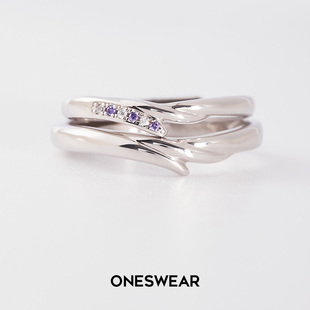 梵誓 情侣对戒小众浪漫爱情礼物戒指设计师结婚对戒 守护之翼