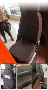 东威电动三轮车坐垫座套A6A7A8Q3Q501M1四季通用复合海绵亚麻