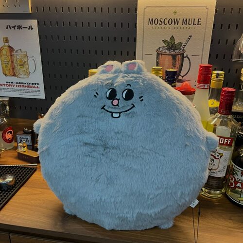 可爱小鼠软坐垫久坐不塌可拆洗