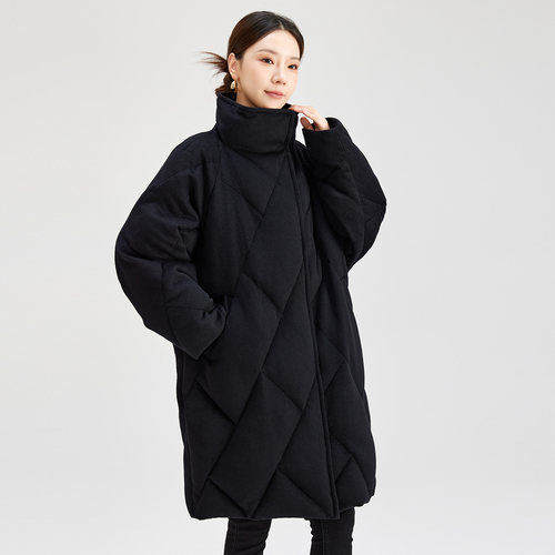 100-140斤通勤防风95%鹅绒羽绒服