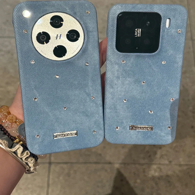 牛仔立体钻小众高级感男女手机壳