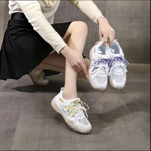 品牌撤柜真皮网面软底轻便休闲鞋