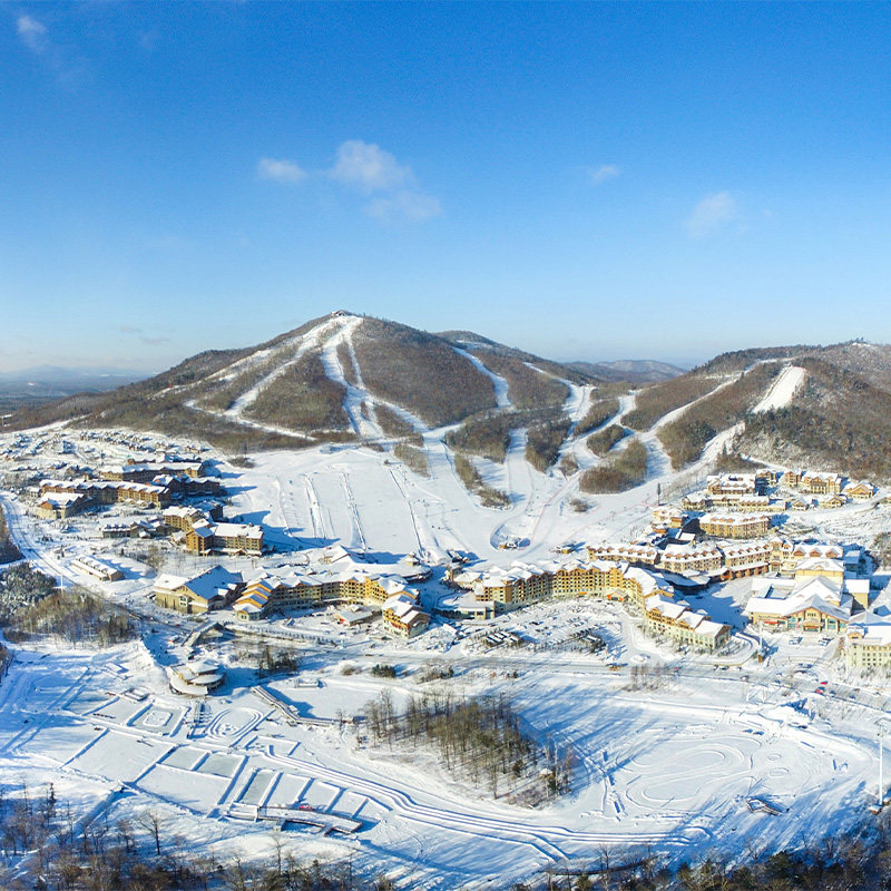 【双11】长白山万达度假区11店4晚连住+2大1小雪季权益+权益3选1
