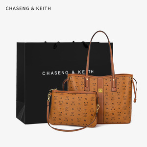 CHASENG&KEITH 大容量托特包子母包女2023新款包包女士时尚手提包