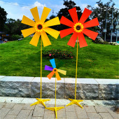 户外广告装 饰多彩荷兰大风车民宿公园活动新楼盘大卖大堂学校摆放
