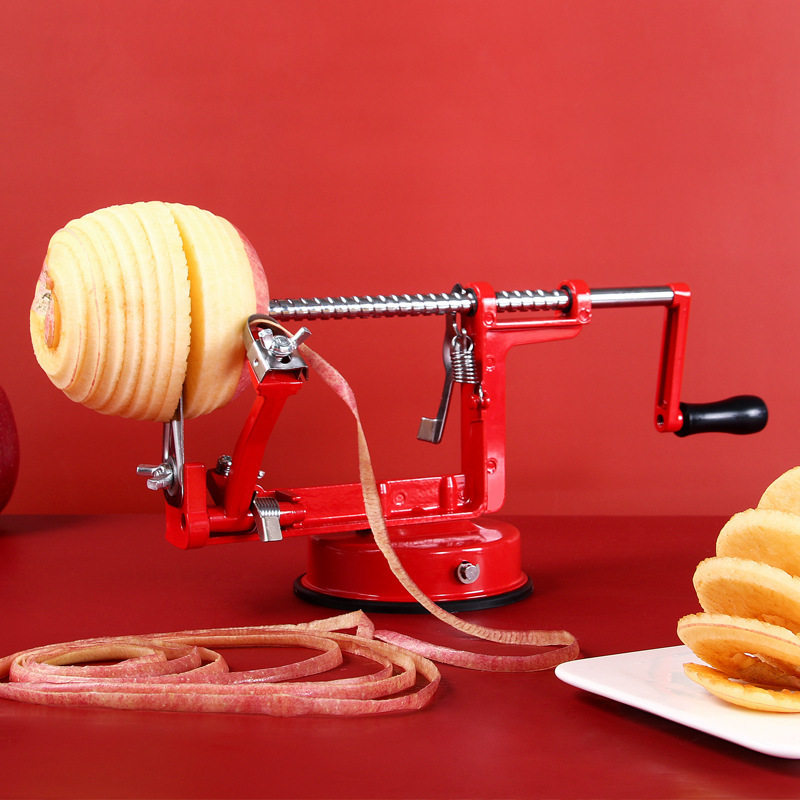 手摇式三合一苹果削皮器多功能水果去皮器削皮机不锈钢削皮器,厨房/烹饪用具,水果削皮器,淘宝优惠券,粉丝福利购,淘宝优惠卷