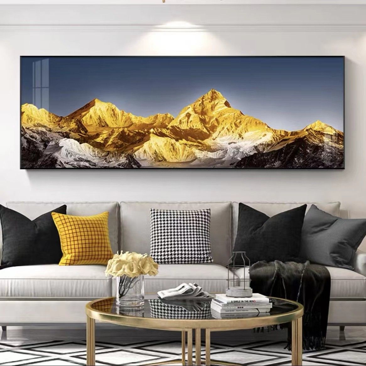 家居铝合金边框横款客厅