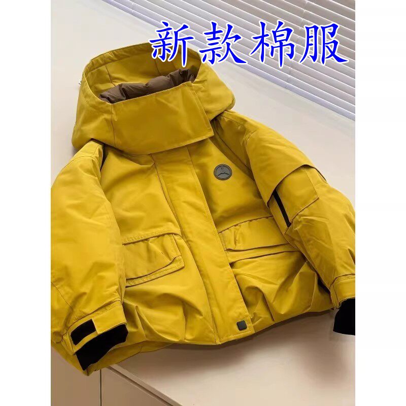 男女童工装派克服2025户外秋冬装儿童加厚棉服中大童夹克衫外套