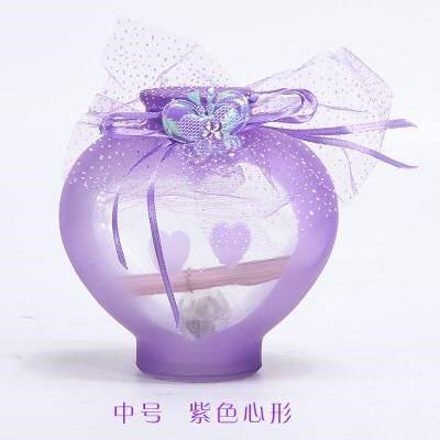 许愿大号爱瓶子创意玻璃装心形的爱情520颗夜光幸运星型桃心星星