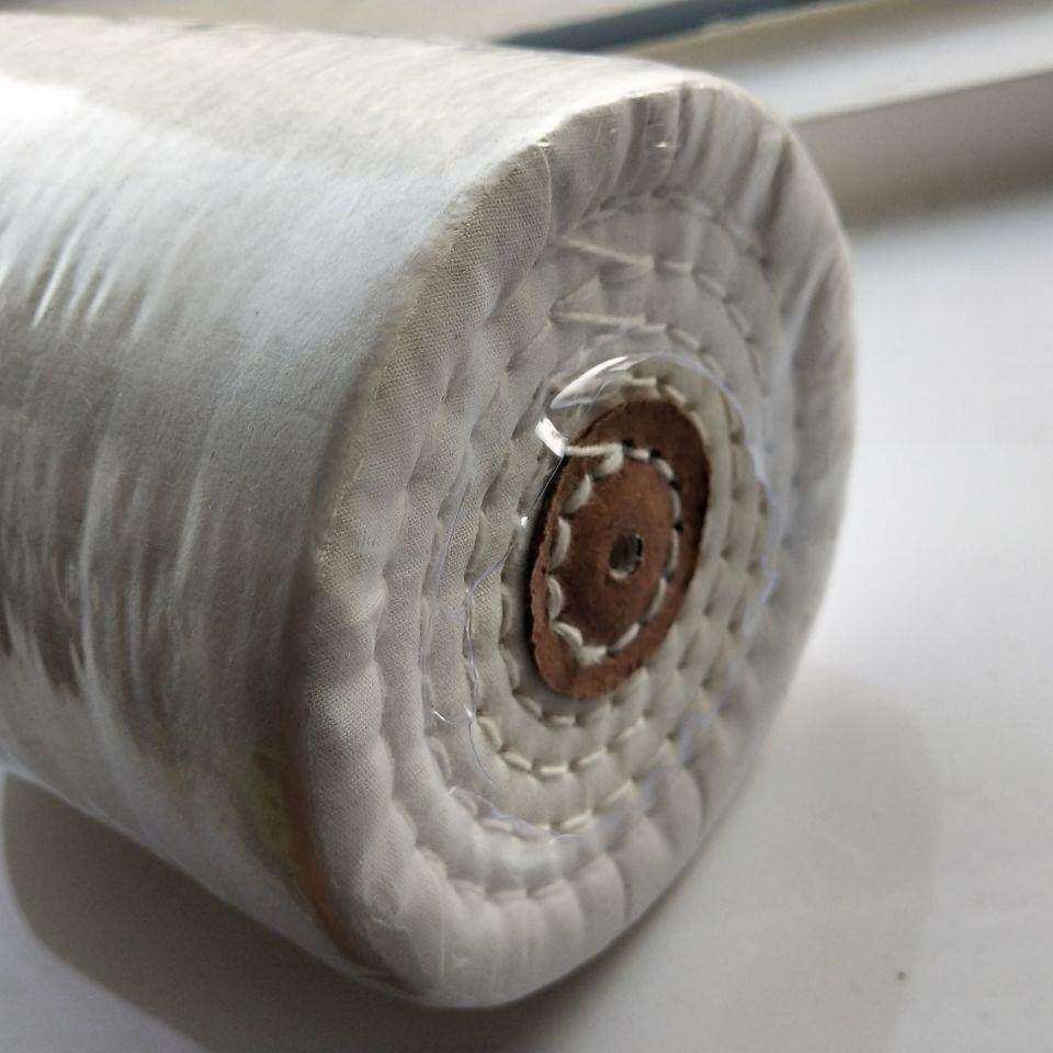 高档动封边机专用抛光棉 棉v布小 抛光轮抛光布封轮型轮边机用奢