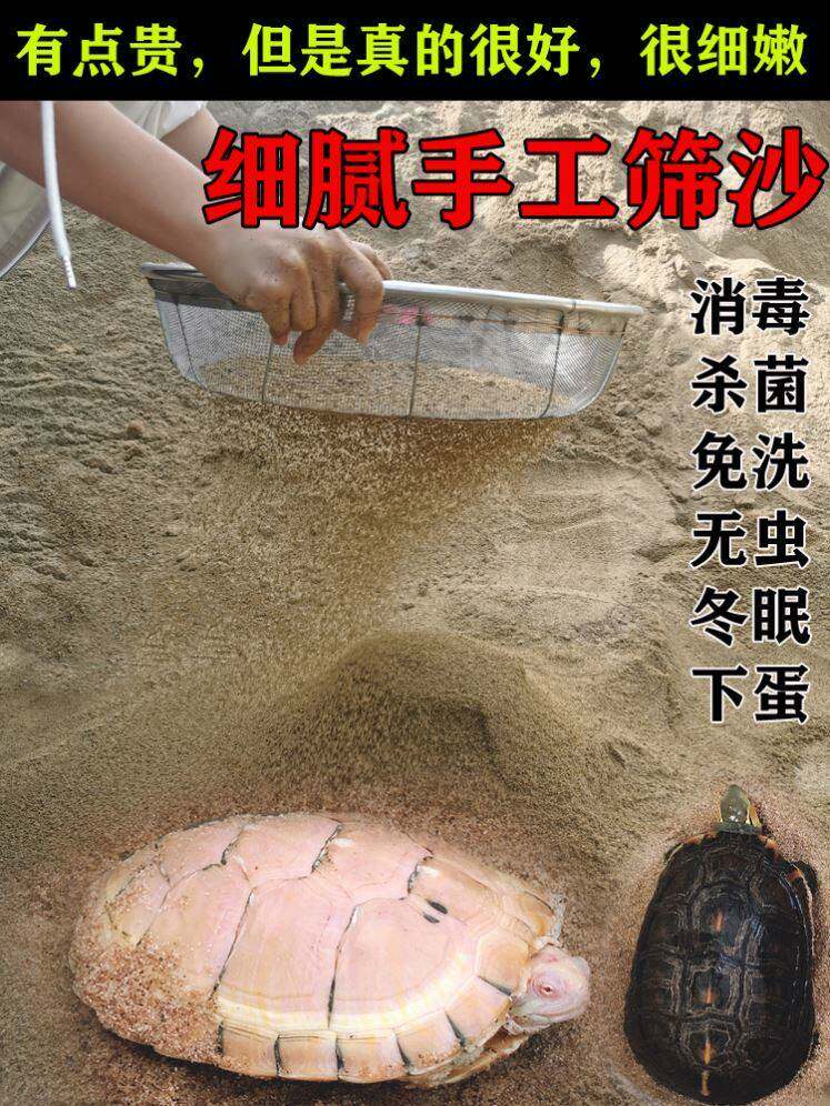 养乌龟专用沙的沙子草龟产蛋沙冬眠专用沙子下蛋沙细沙龟蛋孵化沙