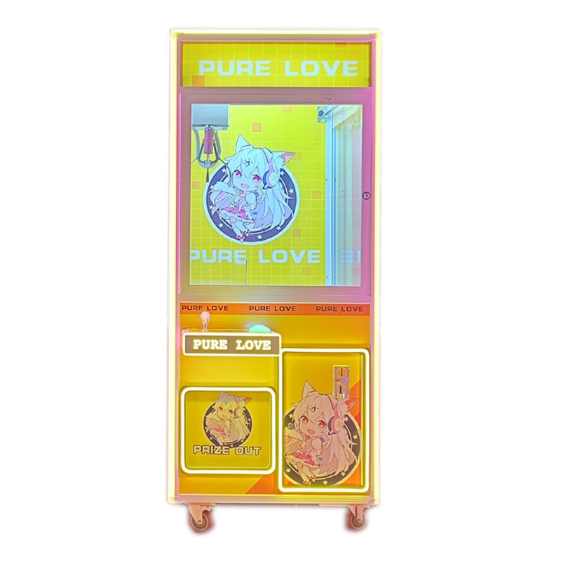 新款抓娃娃机夹公仔玩具四人精品迷你商用投币扫码游戏机