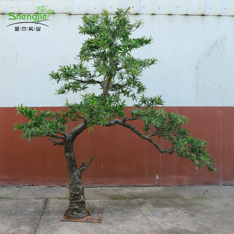 厂家直销仿真罗汉松假松树 酒店商场园林景观造景摆设 仿真迎客松,鲜花速递/花卉仿真/绿植园艺,造型盆景,淘宝优惠券,粉丝福利购,淘宝优惠卷