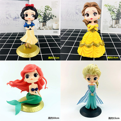 白雪公主贝尔爱莎网红生日蛋糕