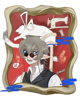 【Szeer约稿】No.174画师-罗青 手绘人设情侣头像插画立绘定制