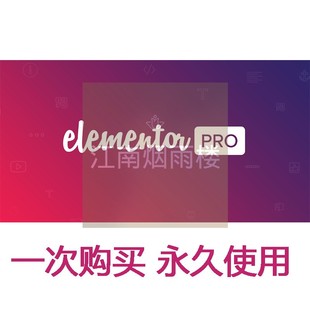 elementor pro专业版wordpress主题模板建站外贸商城插件编辑器wp