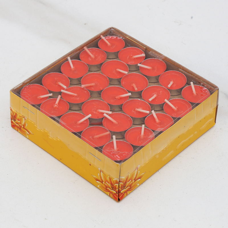 酥油灯1小时100粒家用供佛酥油蜡烛长明灯植物酥油灯餐厅加热蜡烛