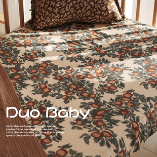 全棉纱布婴儿床专用床笠纯棉a类新生儿宝宝拼接床幼儿园床单 定制