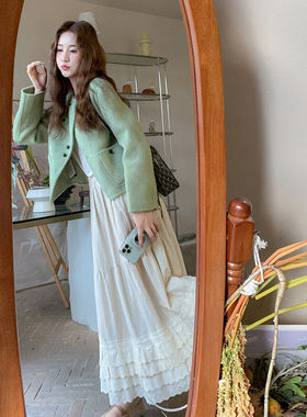 【现货首发】档口主推款小香风双面羊毛呢小个子女外套p195-k298