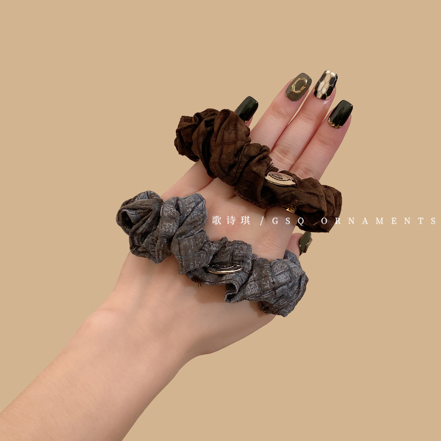 法式复古褶皱花边小肠发圈女高级感扎头发绳高弹力耐用发饰头绳,饰品/流行首饰/时尚饰品新,发饰,淘宝优惠券,粉丝福利购,淘宝优惠卷