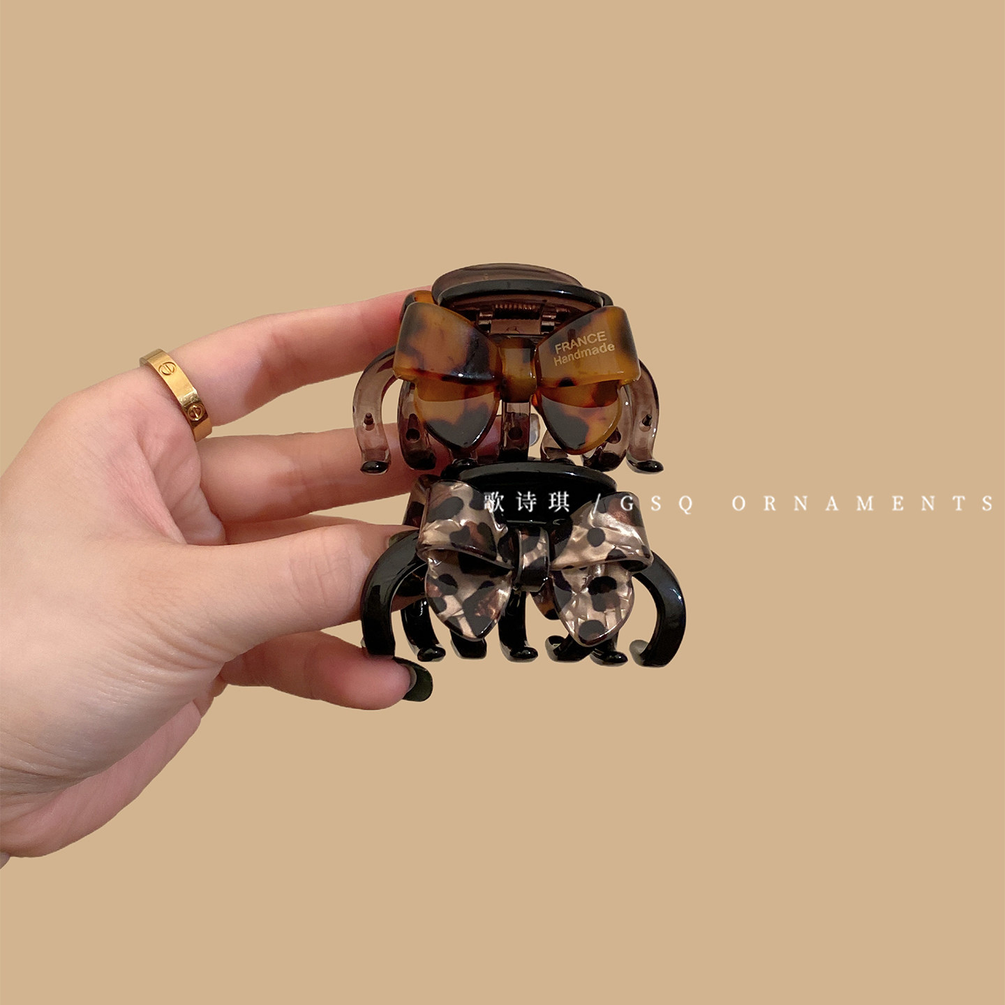 复古豹纹蝴蝶结抓夹女高级感气质中号半扎发夹后脑勺盘发鲨鱼夹子,饰品/流行首饰/时尚饰品新,发饰,淘宝优惠券,粉丝福利购,淘宝优惠卷