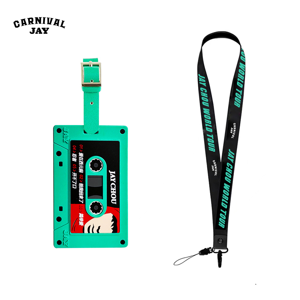 周杰伦嘉年华演唱会周边钥匙胸牌